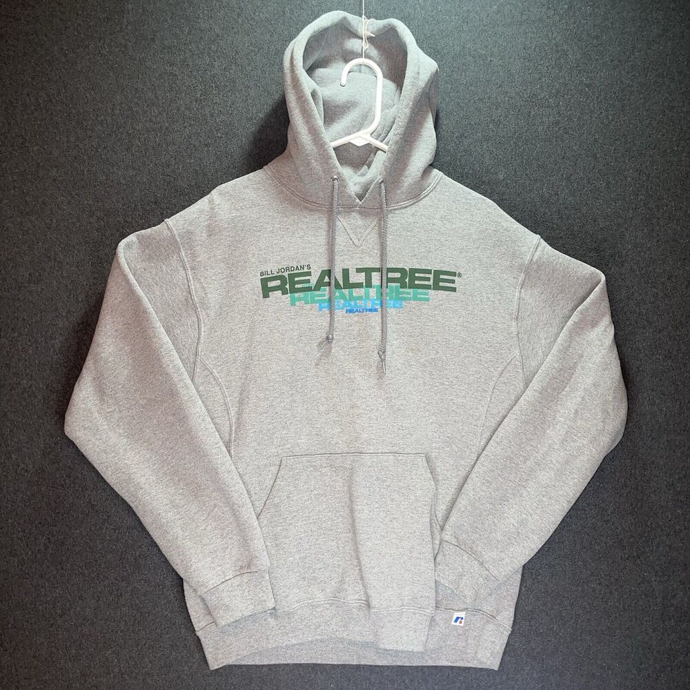 Realtree Gray Hoodie Sweatshirt Men's Medium